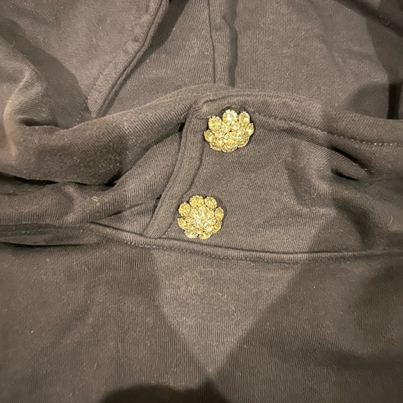 ba&sh Charcoal Hooded Top - Picture 4 of 6